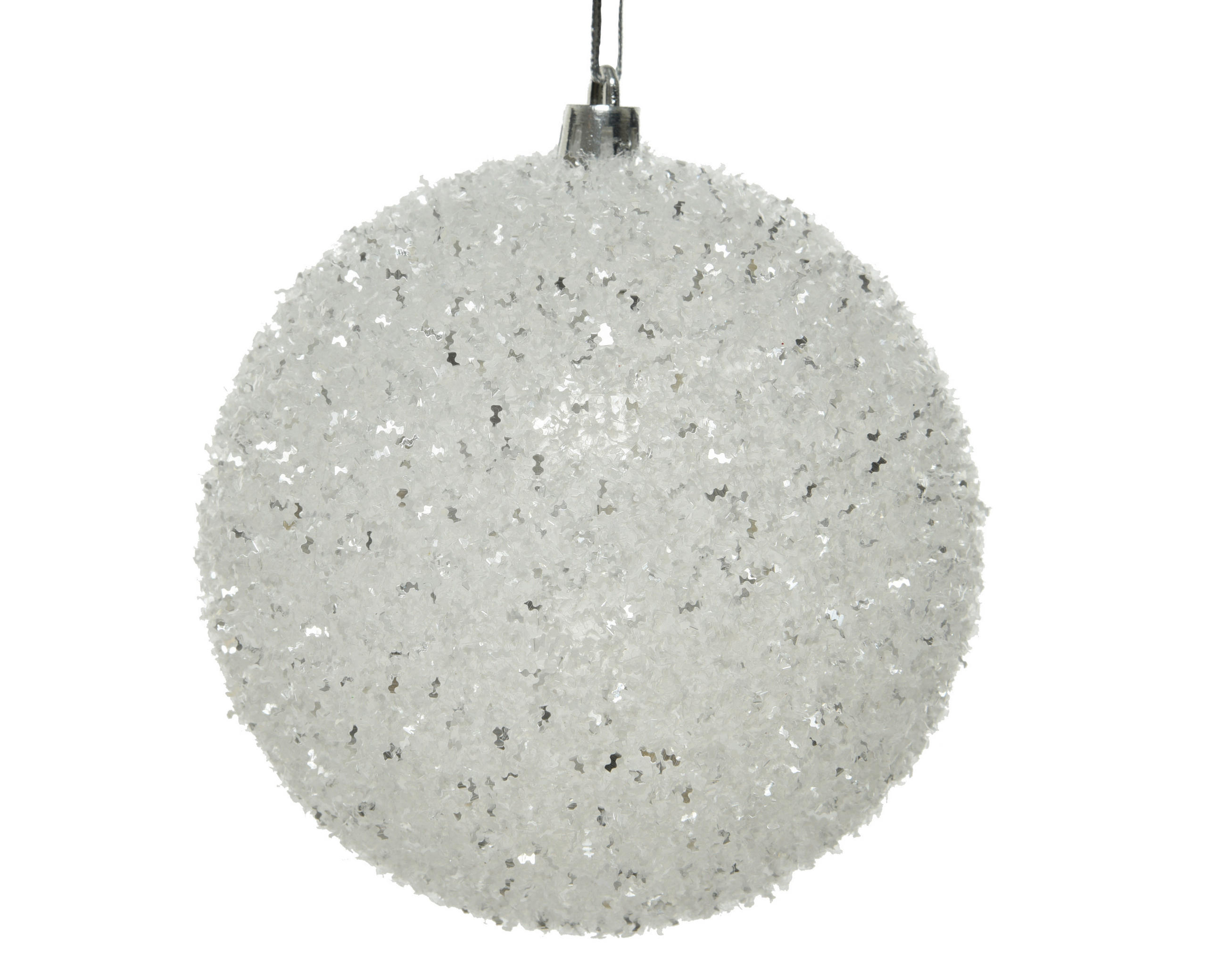 CHRISTBAUMKUGEL  - Weiß, Basics, Kunststoff (10/10/10cm)