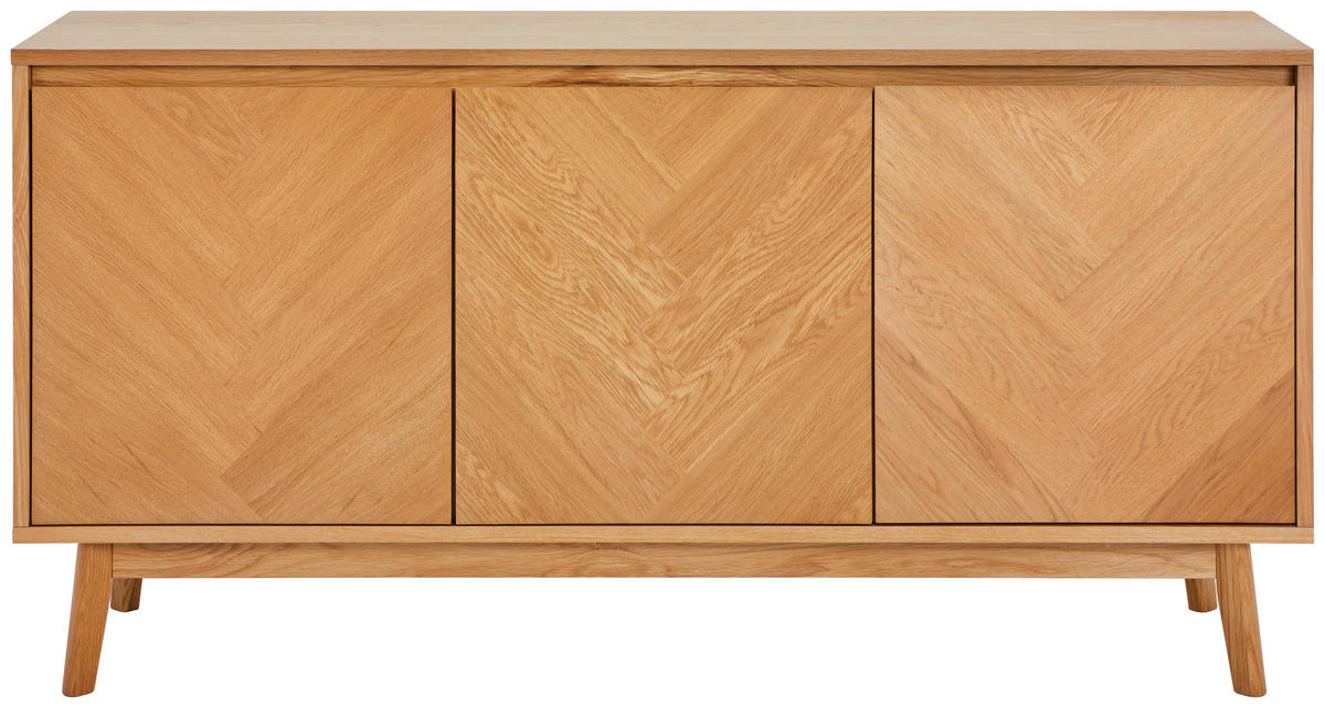 SIDEBOARD 150/75/40 cm  - Eichefarben, KONVENTIONELL, Holz/Holzwerkstoff (150/75/40cm) - MID.YOU