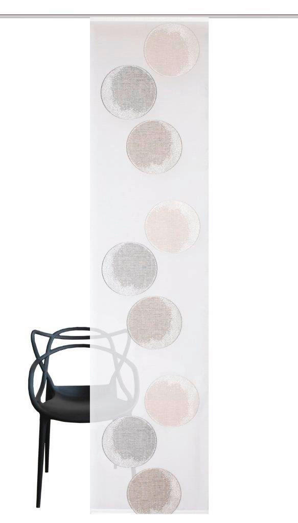 FLÄCHENVORHANG in Bernsteinfarben halbtransparent  - Bernsteinfarben, Design, Textil (60/245cm) - Schmidt W. Gmbh