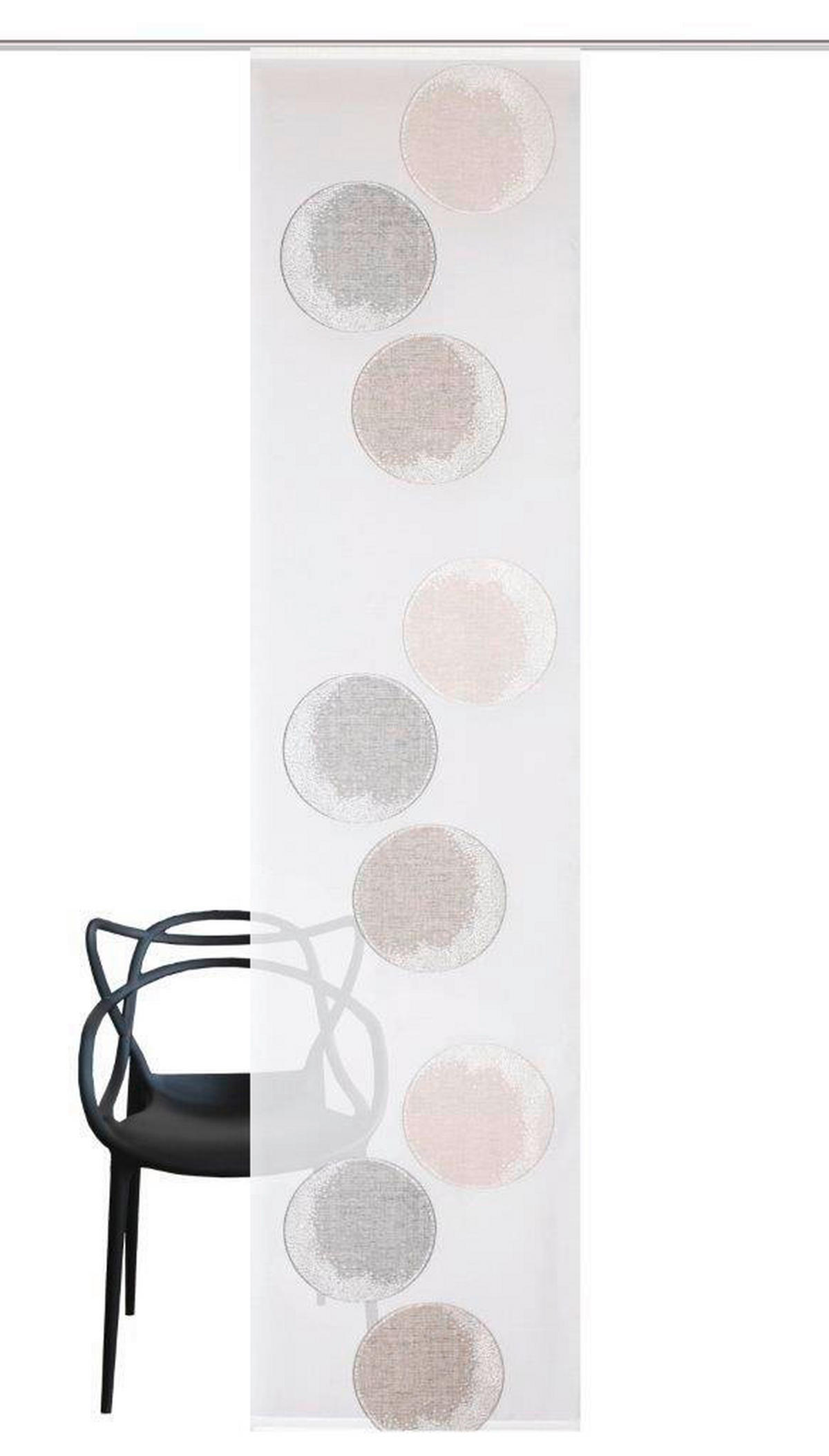 FLÄCHENVORHANG in Bernsteinfarben halbtransparent  - Bernsteinfarben, Design, Textil (60/245cm) - Schmidt W. Gmbh