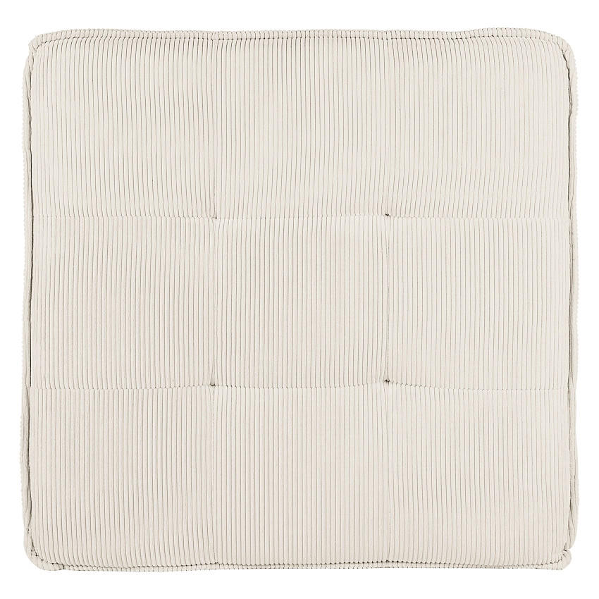 SITZKISSEN    - Weiss, Modern, Textil (128/40/128cm) - Trendmanufaktur