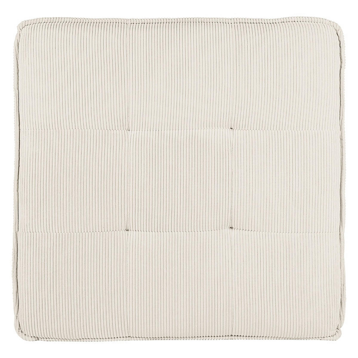 SITZKISSEN    - Weiss, Modern, Textil (128/40/128cm) - Trendmanufaktur