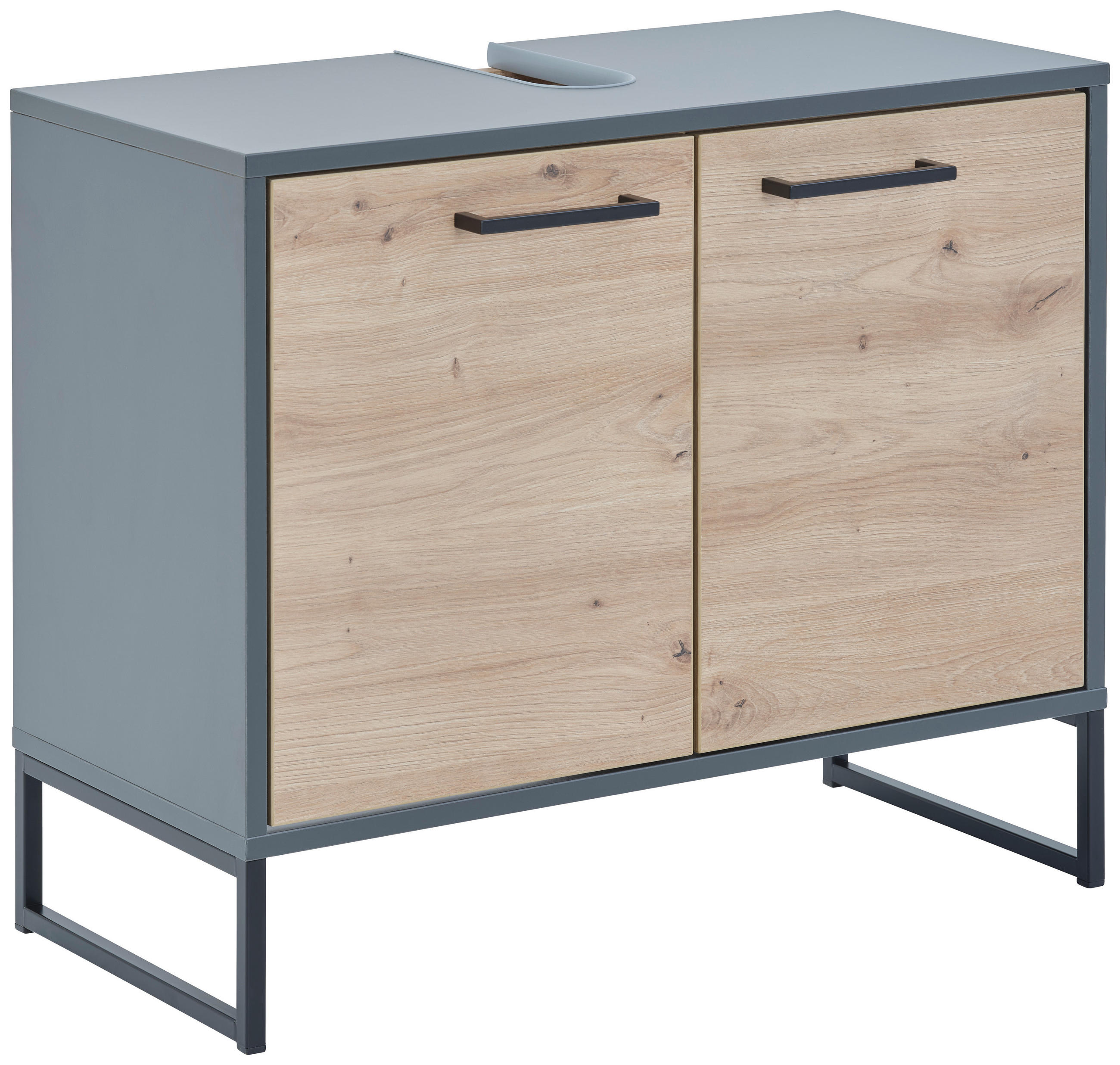 WASCHBECKENUNTERSCHRANK 70/47/33 cm  - MODERN, Holzwerkstoff/Metall (70/47/33cm) - MID.YOU
