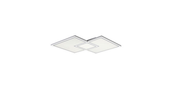 LED-DECKENLEUCHTE 67/67/5 cm   - Weiß, Trend, Kunststoff/Metall (67/67/5cm) - Novel