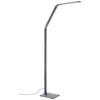 LED-STEHLEUCHTE 36/17/133 cm    - Grau, Design, Kunststoff/Metall (36/17/133cm) - Fischer & Honsel