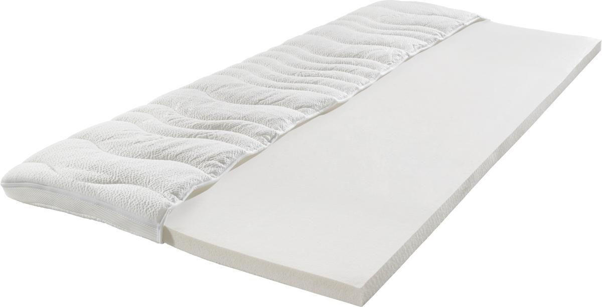 TOPPER 90/200 cm Höhe ca. 5 cm  - Weiß, Basics, Textil (90/200cm) - Sleeptex