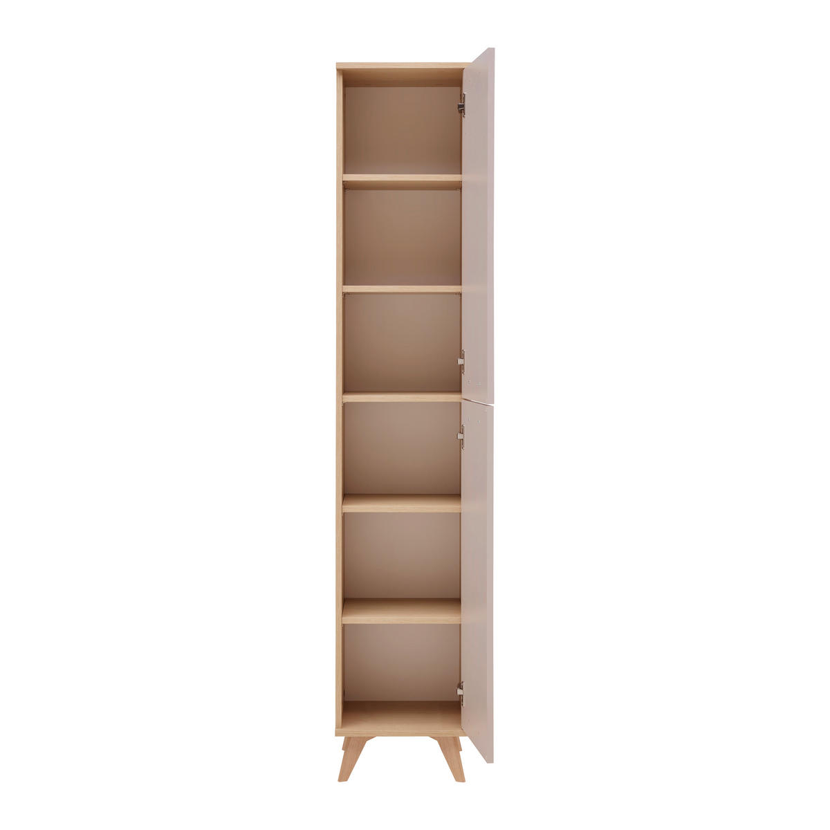 HÖGSKÅP  - kashmir/ekfärgad, Modern, trämaterial/plast (35/185/35cm) - Best Price