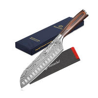 SANTOKU NOŽ  Marindo            - boje oplemenjenog čelika/crna, Basics, drvo/metal