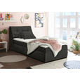 BOXBETT 120/200 cm  in Schwarz  - Schwarz, Design, Kunststoff/Textil (120/200cm) - Carryhome