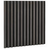 WANDPANEEL Schwarz  - Schwarz, Design, Holzwerkstoff/Kunststoff (41/41/2,1cm) - Livetastic