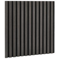 WANDPANEEL Schwarz  - Schwarz, Design, Holzwerkstoff/Kunststoff (41/41/2,1cm) - Livetastic