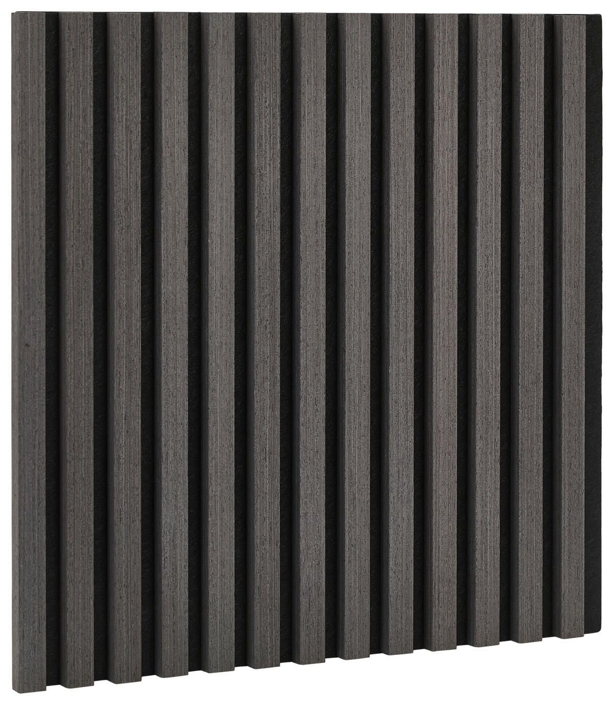 WANDPANEEL Schwarz  - Schwarz, Design, Holzwerkstoff/Kunststoff (41/41/2,1cm) - Livetastic