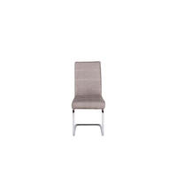 STOLICA  siva  metal, tekstil      - bijela/siva, Design, metal/tekstil (43/94,5/58cm) - Xora