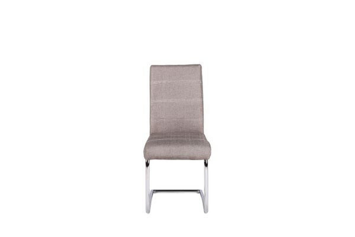 STOLICA  siva  metal, tekstil      - bijela/siva, Design, metal/tekstil (43/94,5/58cm) - Xora