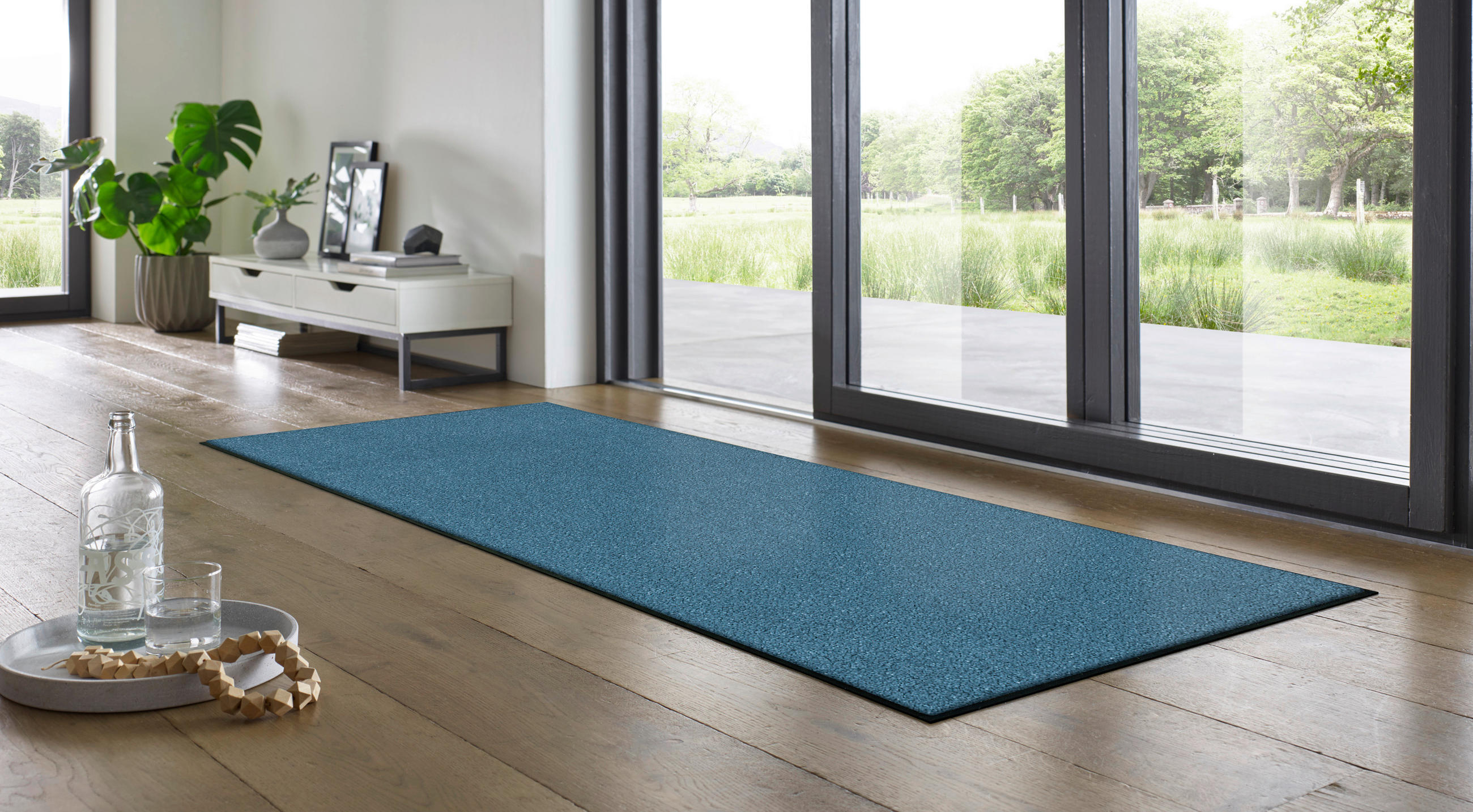 TRAVERSĂ - albastru, Konventionell, plastic (75/190cm) - wash+dry