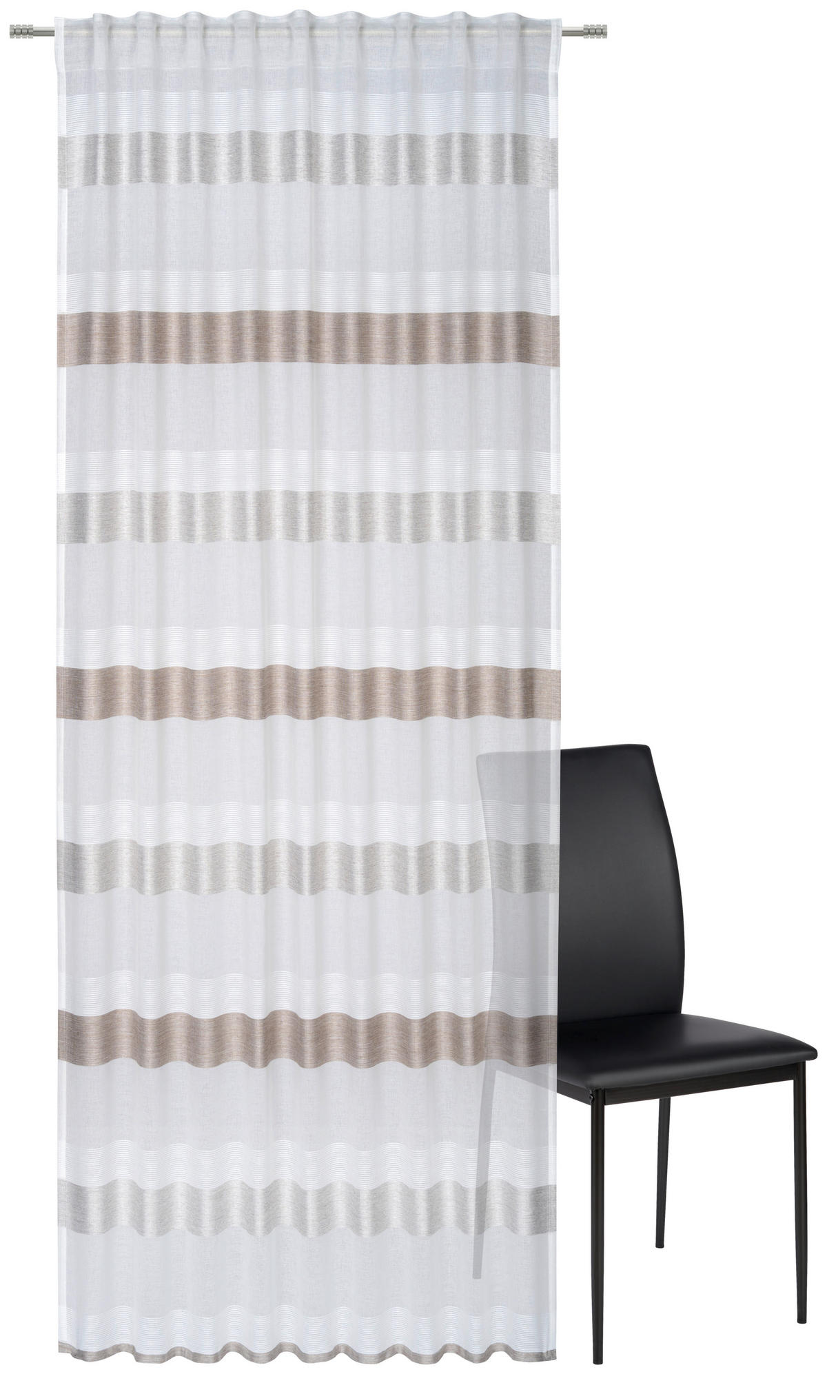 GOTOVA ZAVESA siva - siva, Konvencionalno, tekstil (135/245cm) - Esposa