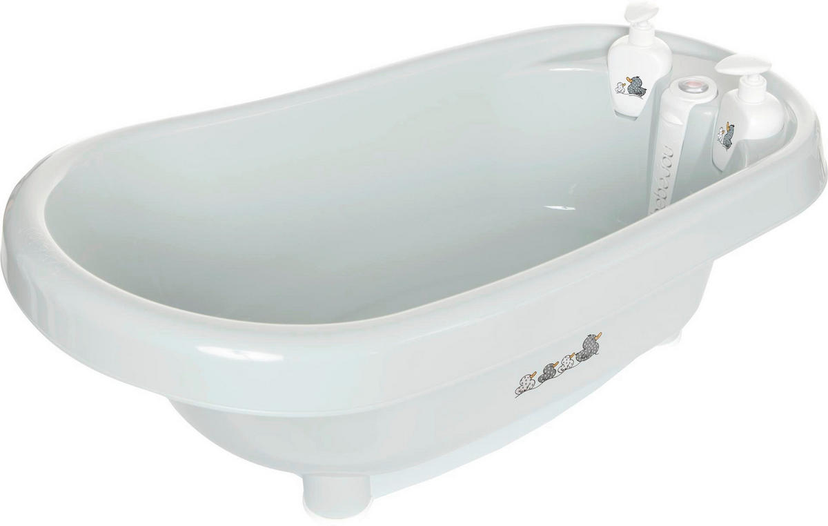 BABYBADEWANNE SEPP  - Pastellgrün, Basics, Kunststoff (83.5/40/32cm) - Bebe Jou