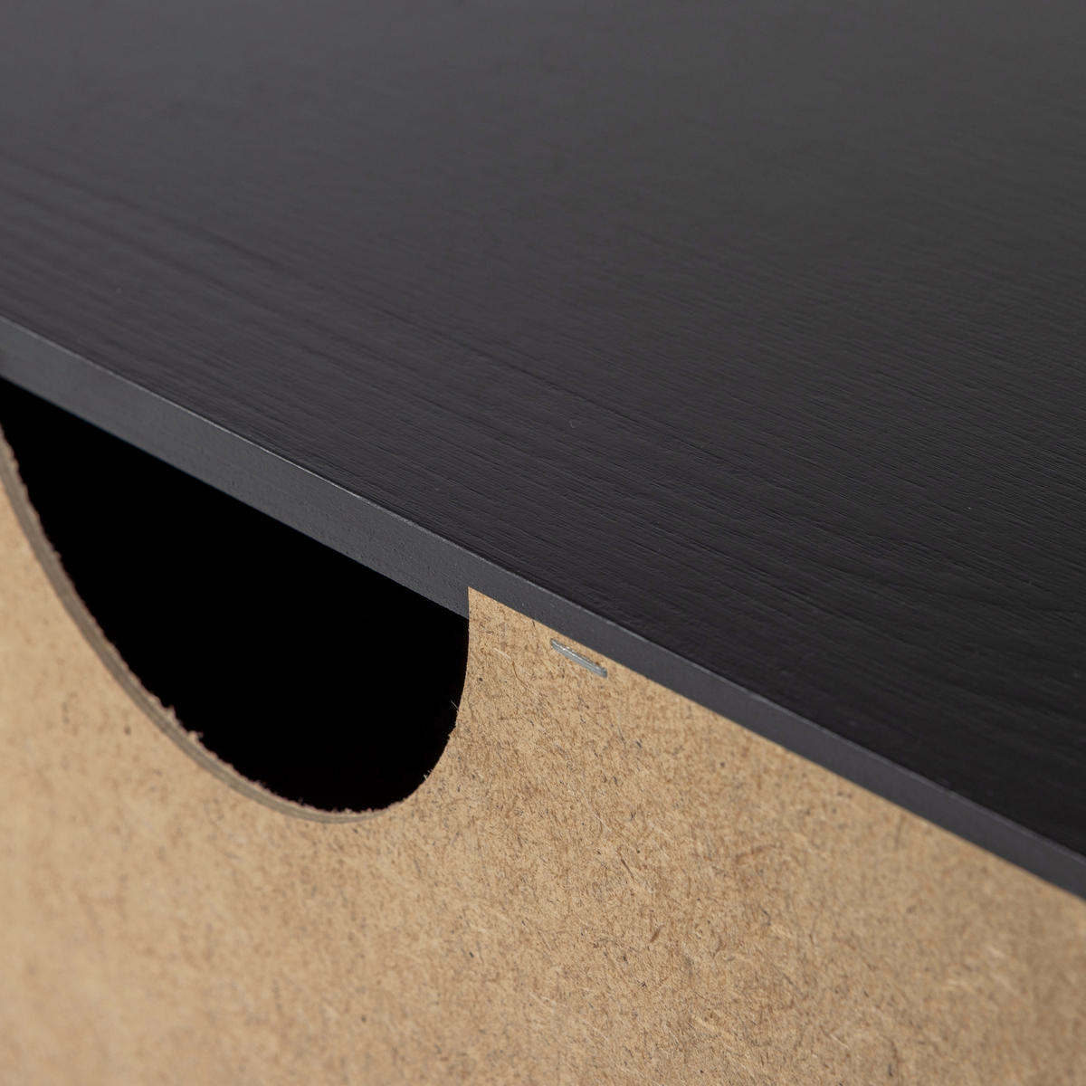 KOMMODE Gunnar  in 94/93/52 cm  - Schwarz, Design, Holz/Metall (94/93/52cm) - Livetastic