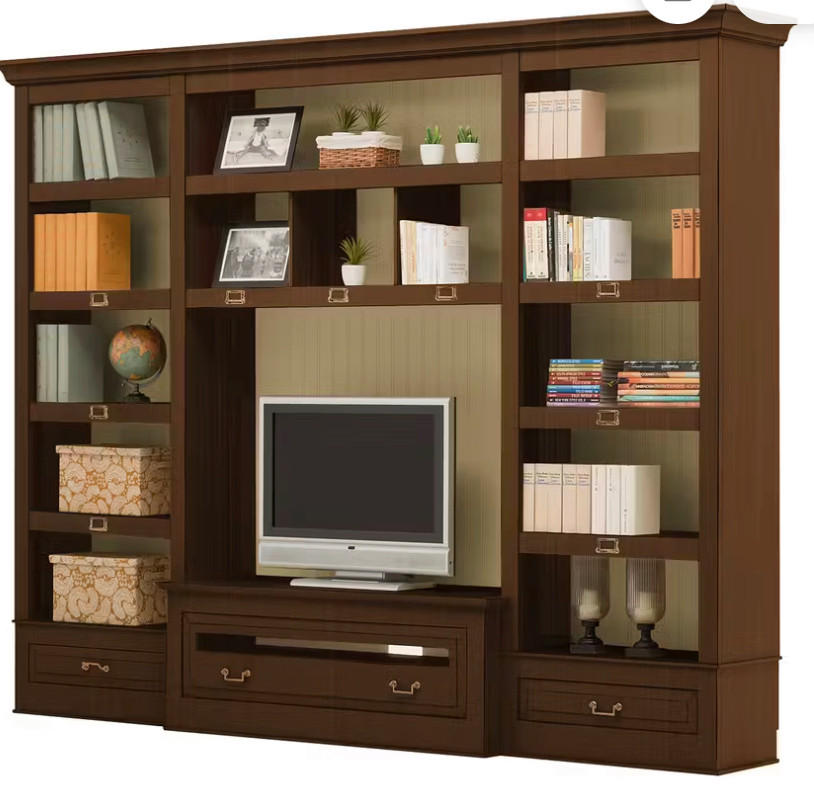 WOHNWAND UrbanClass 2-teilig  in Creme, Nussbaumfarben  311/238,5/52-46,5 cm  - Nussbaumfarben/Creme, LIFESTYLE, Holz/Metall (311/238,5/52-46,5cm) - Livetastic