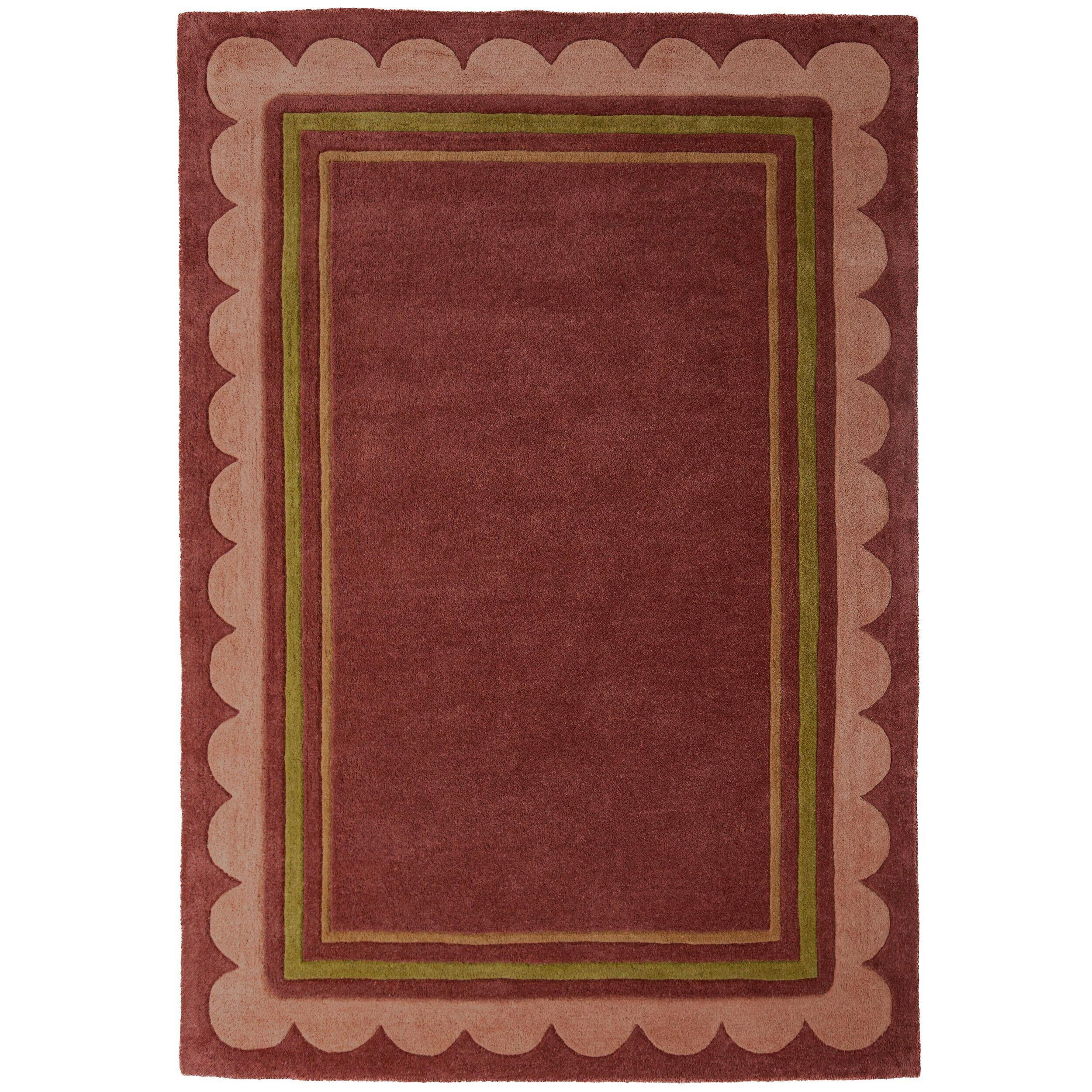 WOLLTEPPICH 120/170 cm Lois Dunkelrot rechteckig  - Dunkelrot, Basics, Textil (120/170cm) - Flair Rugs