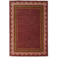 WOLLTEPPICH 160/230 cm Lois Dunkelrot rechteckig  - Dunkelrot, Basics, Textil (160/230cm) - Flair Rugs