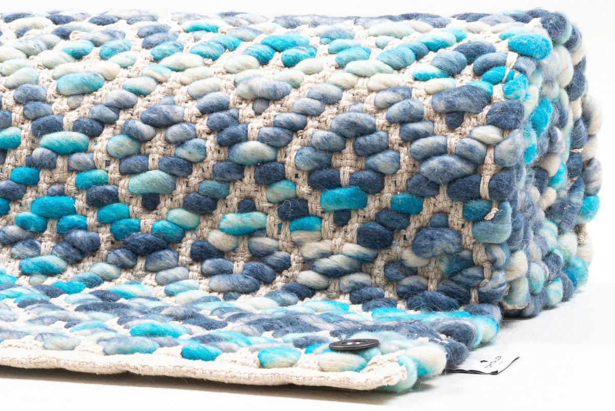 HANDWEBTEPPICH 190/290 cm Blau  - Blau, Design, Textil (190/290cm) - Tom Tailor