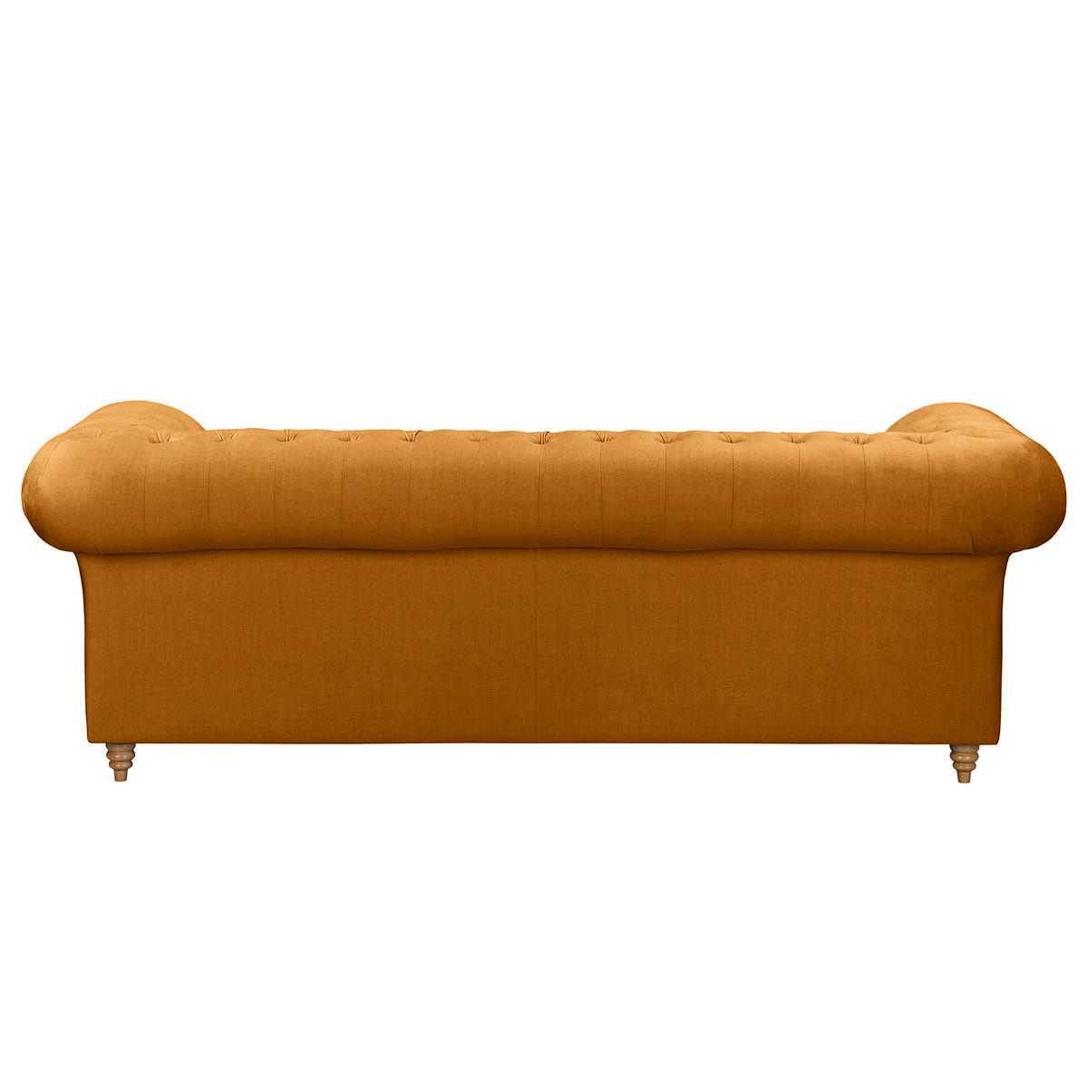 SCHLAFSOFA Mikrofaser Bernsteinfarben  - Bernsteinfarben/Braun, Design, Holz/Textil (218/74/91cm) - P & B