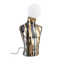 LAMPĂ LED DECORATIVĂ - argintiu/auriu, Basics, plastic (57,5/22/27cm)