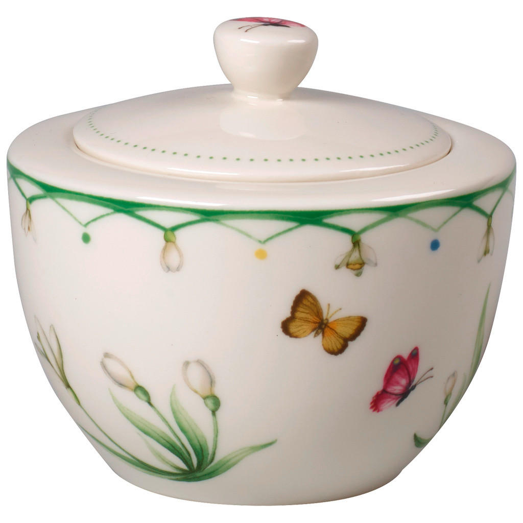 POSODA ZA SLADKOR  Colourful Spring            - zelena/bela, Trendi, keramika (0,3l) - Villeroy & Boch