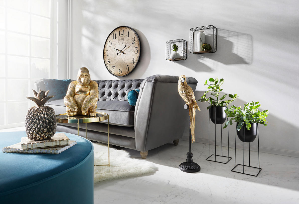 ZIDNI SAT  80 cm        - višebojna, Osnovno, papir/drvo (80cm) - Ambia Home