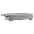 SCHLAFSOFA Flachgewebe Grau  - Buchefarben/Grau, Design, Holz/Textil (200/75/92cm) - Carryhome