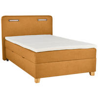 BOXBETT 100/200 cm  in Currygelb  - Türkis/Currygelb, Konventionell, Holz/Holzwerkstoff (100/200cm) - Moderano