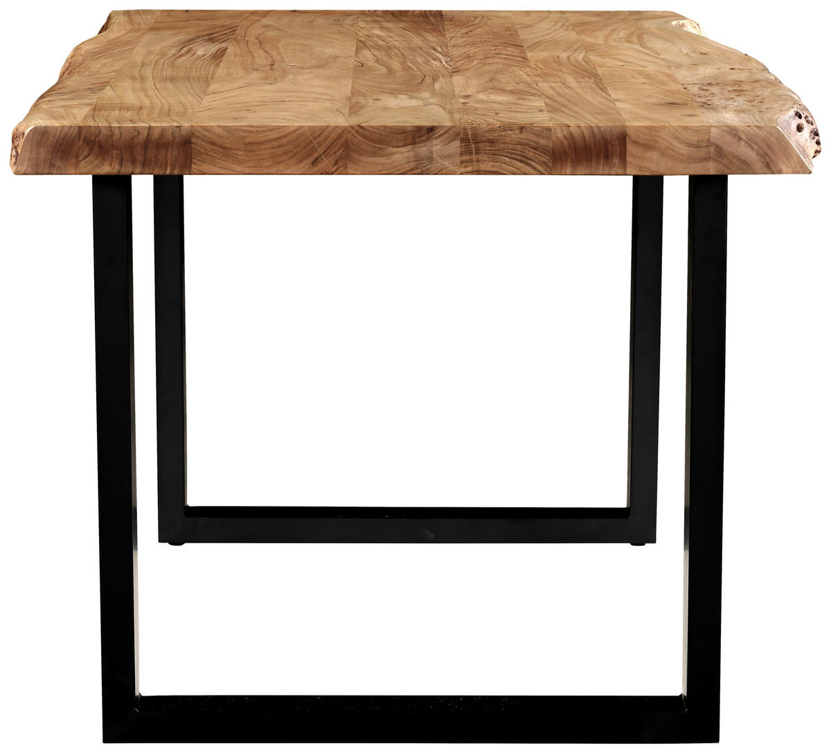 STOL ZA BLAGOVAONICU  crna, boje bagrema  drvo, metal      - boje bagrema/crna, Moderno, drvo/metal (160/90/76cm) - MID.YOU