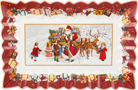 Villeroy & Boch Tortenplatte Toy`s Fantasy Mehrfarbig 23x3.5x35.5 cm