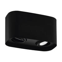 DECKENLEUCHTE Caminales-Z 24/12,5/12 cm  - Schwarz, Design, Metall (24/12,5/12cm) - Connect Z