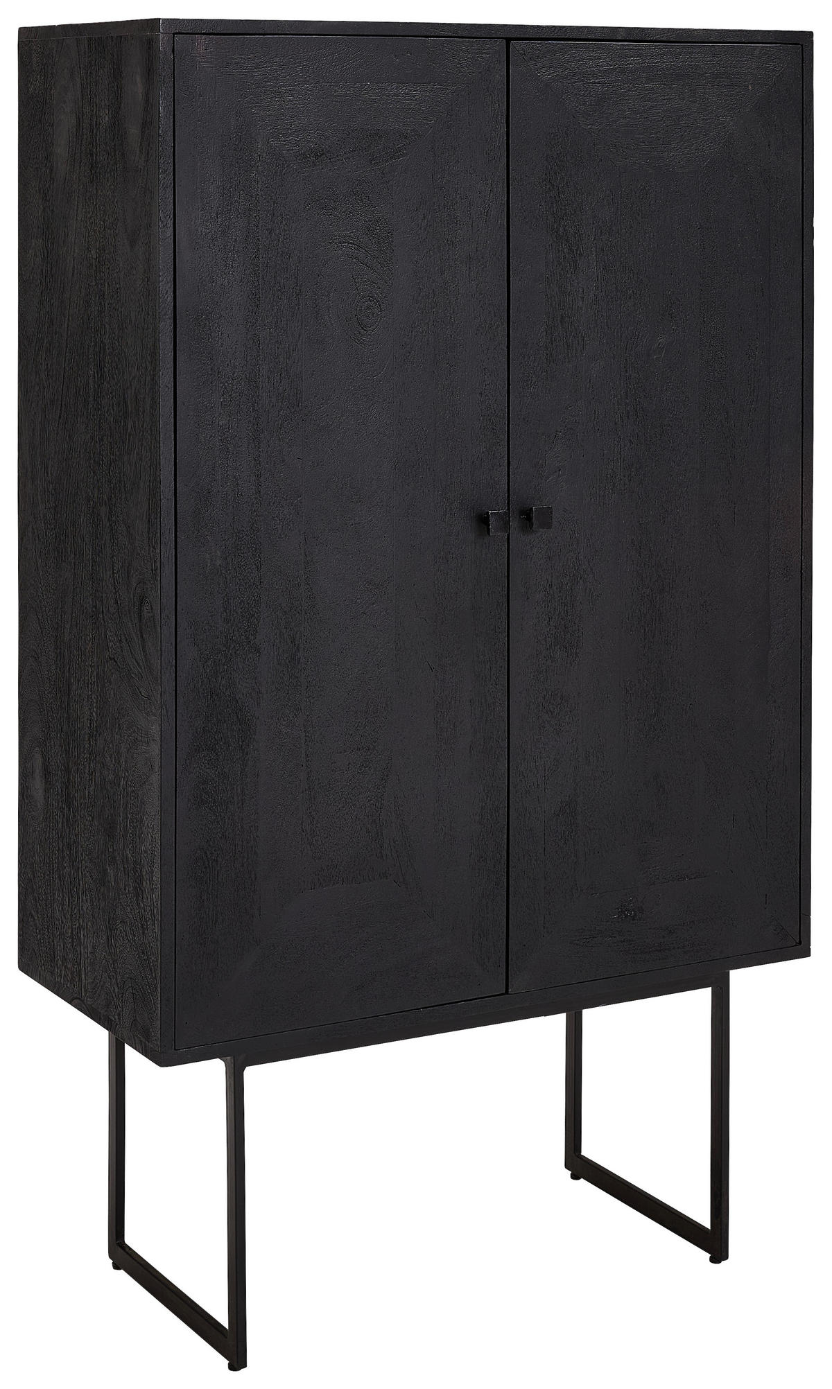 HIGHBOARD  in 85/145/40 cm  - Schwarz, Design, Holz/Metall (85/145/40cm) - Livetastic