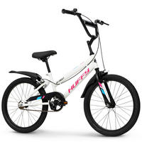 KINDERFAHRRAD 20 Zoll  - Weiß, Basics, Metall (64/95/135cm)