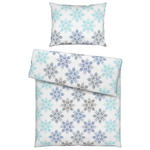 BETTWÄSCHE Flanell 140/200 cm  - Weiß/Grau, KONVENTIONELL, Textil (140/200cm) - Esposa