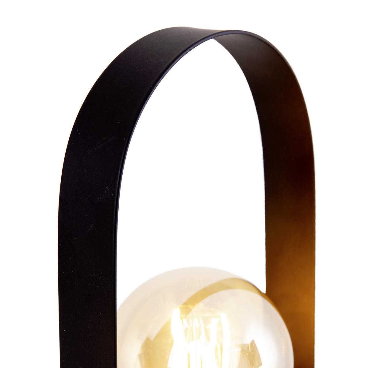 TISCHLEUCHTE FARO 13,5/28,5 cm   - Schwarz, Design, Metall (13,5/28,5cm) - Näve