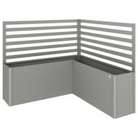 RANKGITTER ohne Pflanzbeet  - Grau, Basics, Metall (201/91/201cm) - Biohort