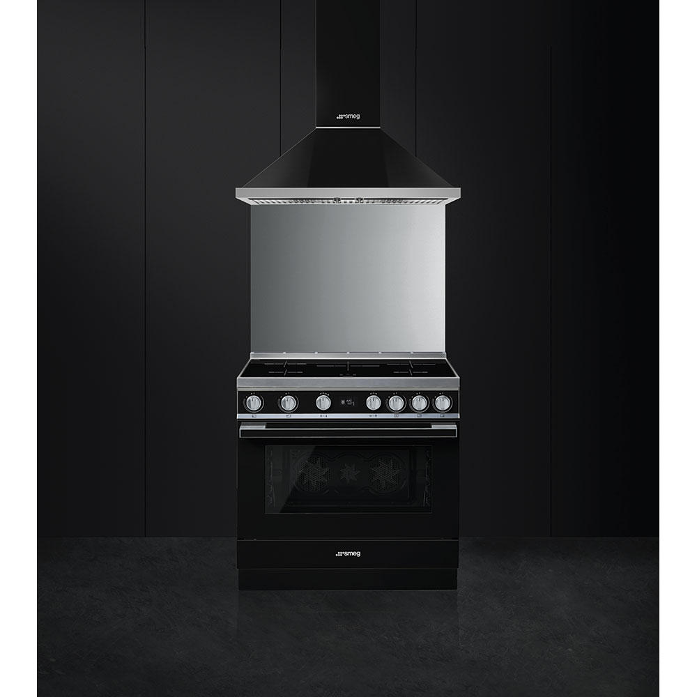 HERD CPF9IPBL  - Schwarz, Basics, Glas/Metall (90/90/60cm) - SMEG