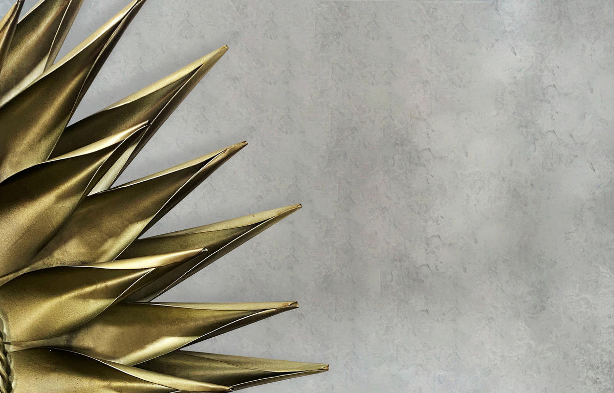 WANDSPIEGEL 74/74/6 cm  - Goldfarben, Design, Glas/Metall (74/74/6cm) - MID.YOU