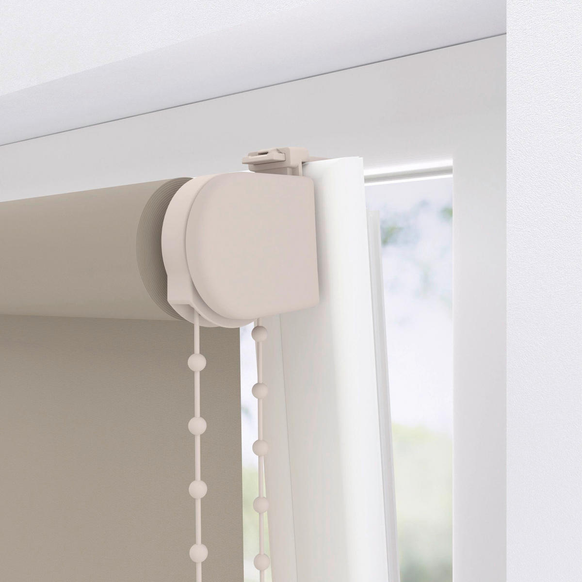VERDUNKELUNGSROLLO  - Creme, Basics, Textil (40/190cm)