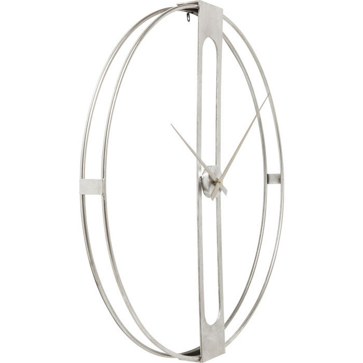 WANDUHR 60/60/10 cm   - Silberfarben, Design, Metall (60/60/10cm)