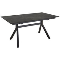 ESSTISCH in Metall, Holzwerkstoff 160/95/76 cm   - Schwarz, Basics, Holzwerkstoff/Metall (160/95/76cm) - Celina Home