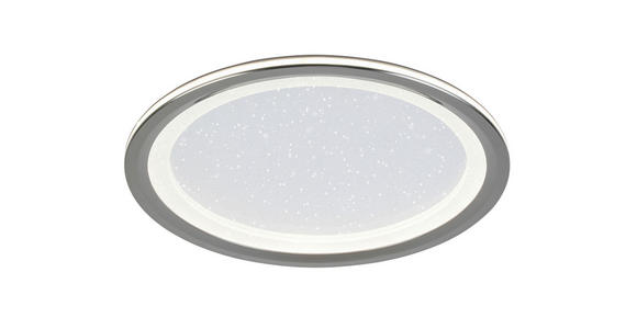 LED-DECKENLEUCHTE 40/6 cm - Chromfarben/Schwarz, Trend, Kunststoff/Metall (40/6cm) - Novel