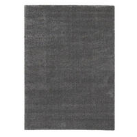 WEBTEPPICH Louvre Melange 80/150 cm Anthrazit  - Anthrazit, Basics, Textil (80/150cm) - Novel