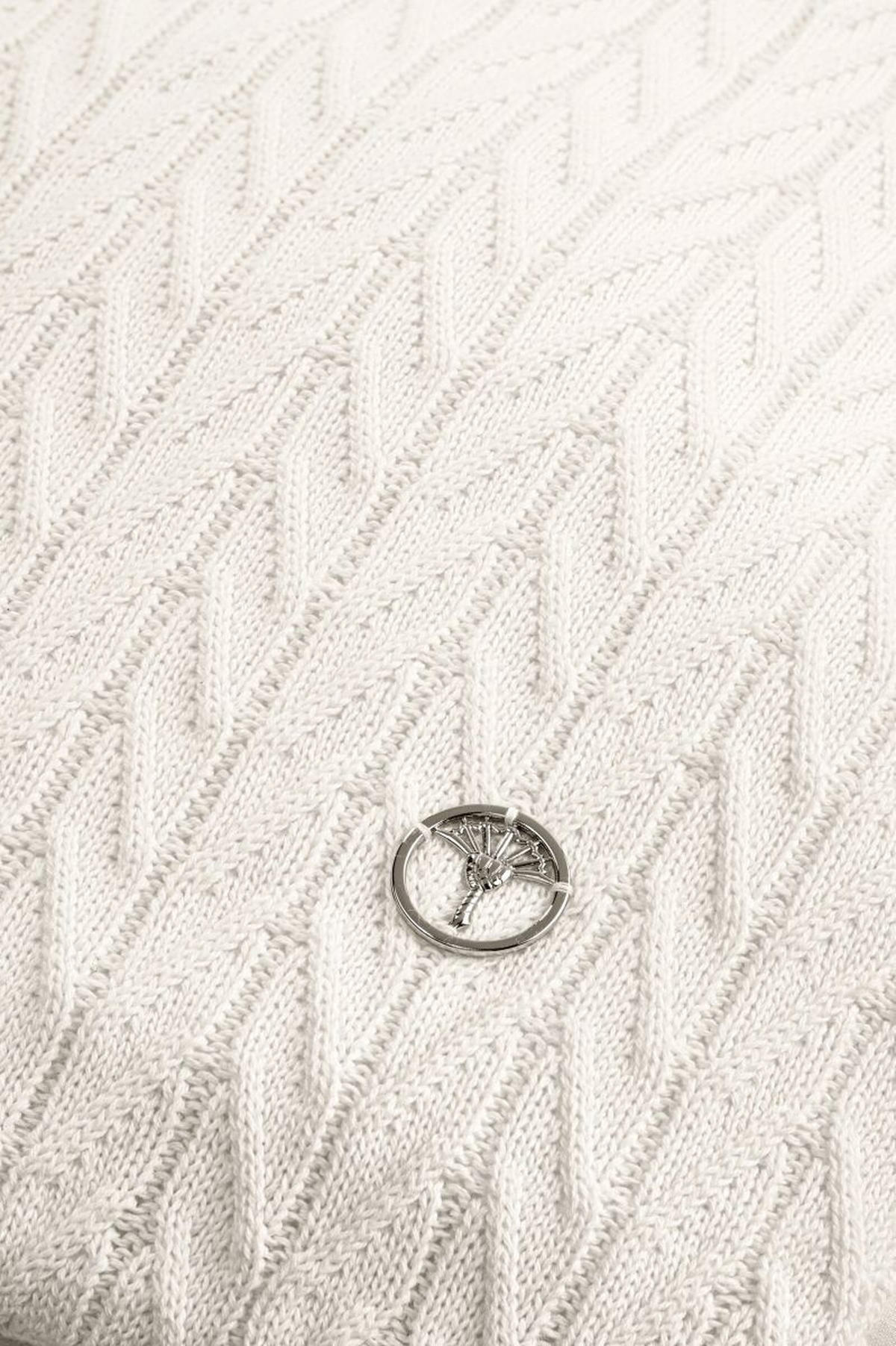 KISSENBEZUG J-Weavelle 40/40 cm  - Weiss, Design, Textil (40/40cm) - Joop!