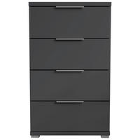 NOĆNI STOČIĆ grafitno siva  - boja aluminijuma/grafitno siva, Konvencionalno, pločasti materijal/plastika (46/79/42cm) - Boxxx