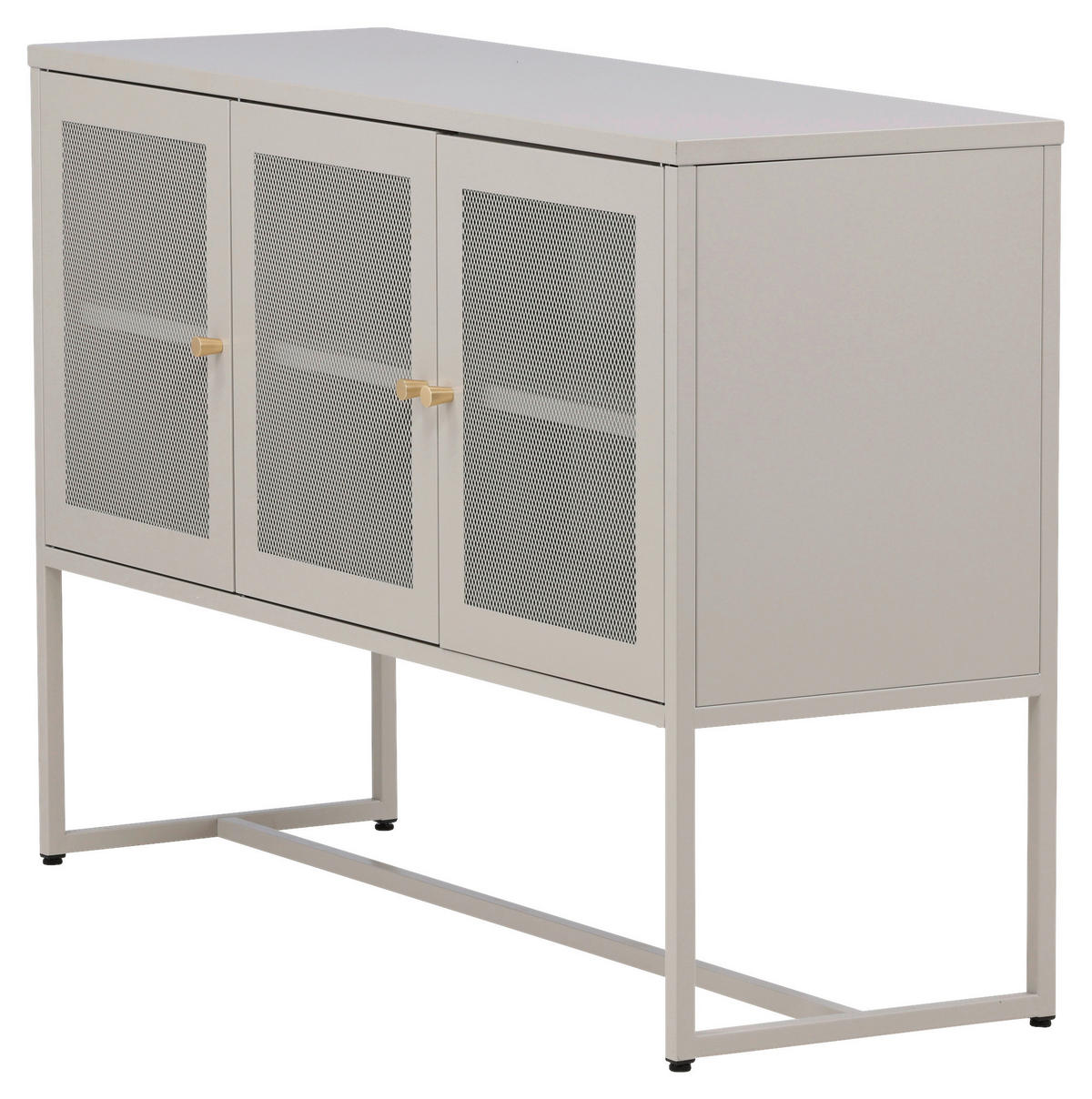 SIDEBOARD  in 120/80/40 cm  - Beige, Design, Metall (120/80/40cm) - Livetastic